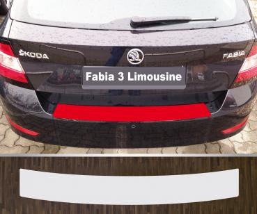 Lackschutzfolie Ladekantenschutz transparent 70 µm für Skoda Fabia 3 Limousine ab 2018